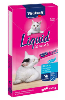 Vitakraft Cat liquid snack zalm 6 stuks