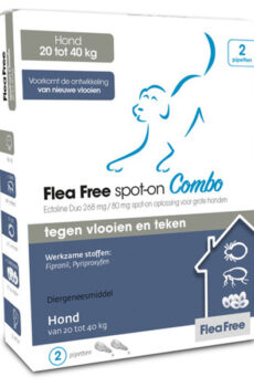 Flea Free Spot On Combo Hond 20-40kg